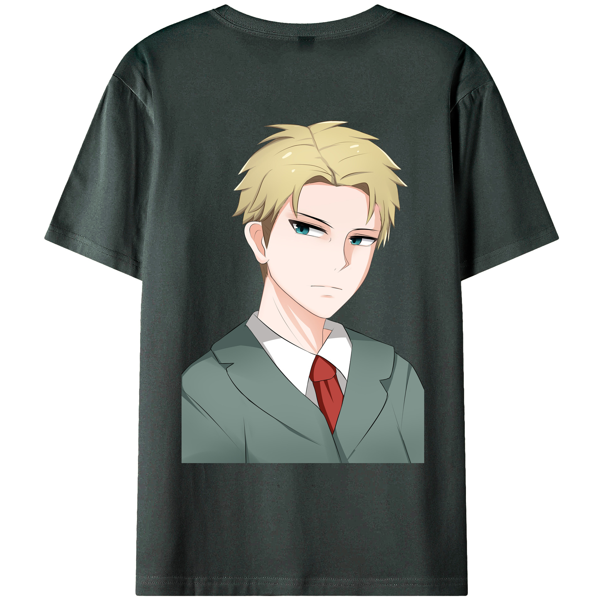 （画像用） SPY×FAMILY间谍家家酒 綿100％ メンズ半袖Tシャツ（バックプリント） 通気性